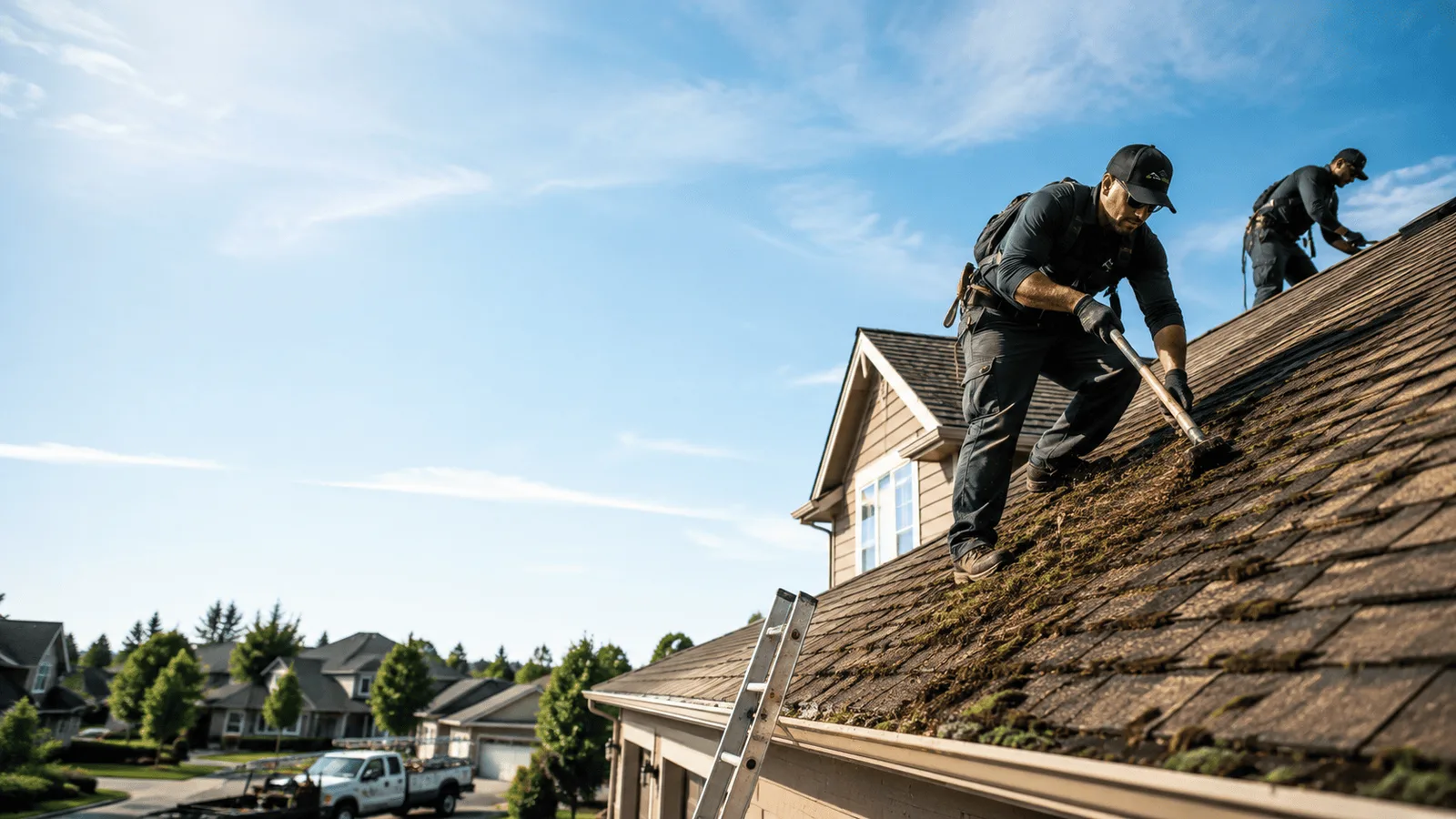 Roof Moss Removal in Roundhill, KY near me